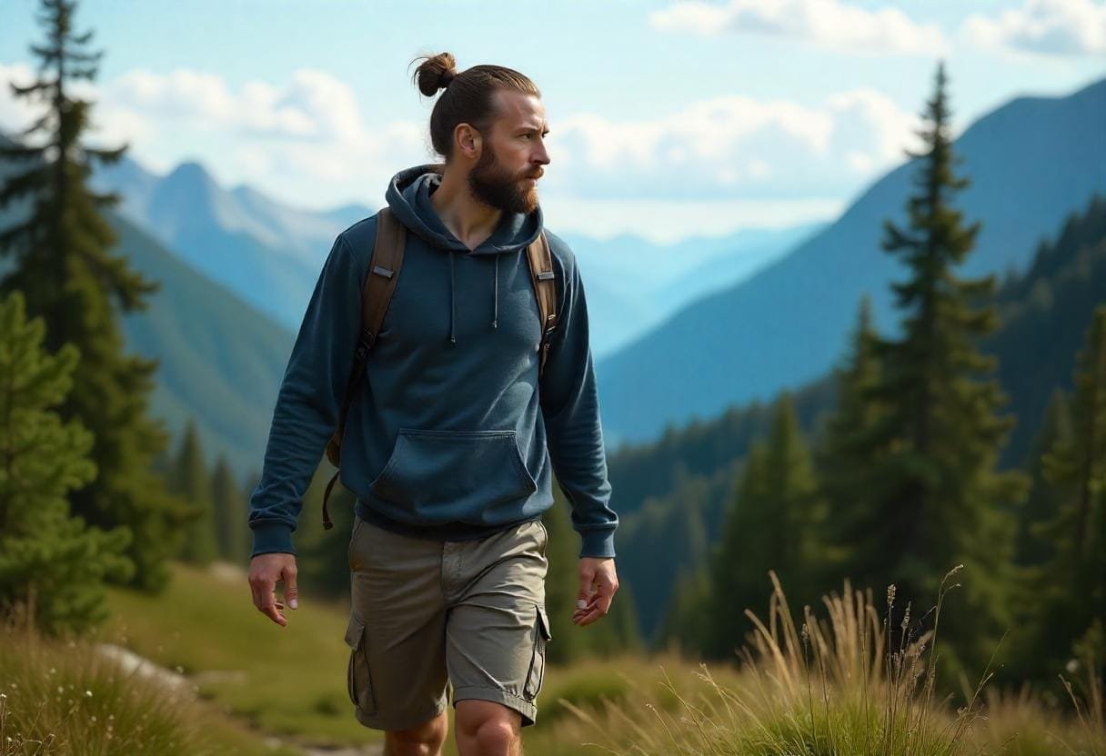 long man bun