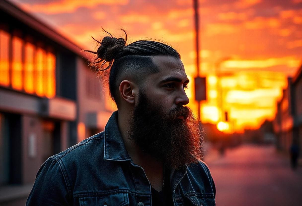 long man bun